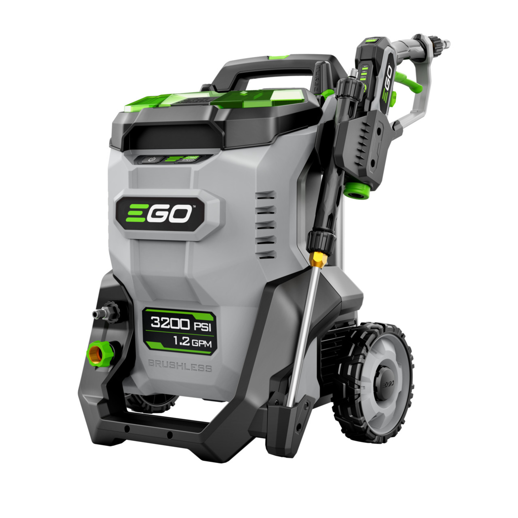 Yard Force YF3200 3200 PSI 2.5 GPM Gas Power Pressure Washer with Hose Reel  and Turbo